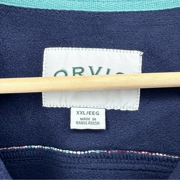 Orvis Fleece Lined Flannel Pinnacle Plaid Shirt Shacket Jacket XX LARGE - Picture 5 of 8